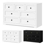 Alfordson 7-Drawer Tallboy Chest of Drawers
