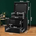 LED Nightstand with Drawers for Modern Bedrooms