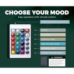 LED Nightstand with Drawers for Modern Bedrooms