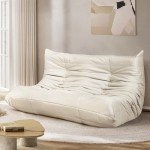 Levede Floor Couch Fireside Chair - Beige