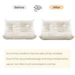 Levede Floor Couch Fireside Chair - Beige