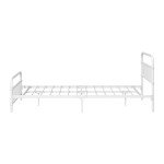 Vintage White Queen Bed Frame with Footrest