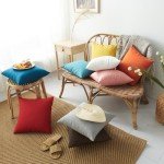 Set of 2 Decorative Throw Pillow Covers 45x45cm