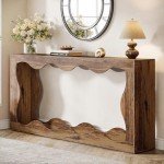 Tribesigns 160cm Farmhouse Sofa Console Table