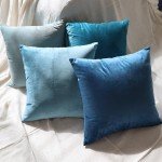 Soft Velvet Throw Pillow Covers - Set of 4