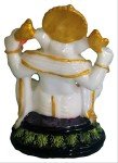 White Resin Lord Ganesh Idol Statue - 11 cm