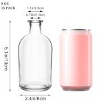 16 Pack Clear Glass Bud Vases for Decor