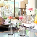 16 Pack Clear Glass Bud Vases for Decor