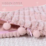 2 Pack Striped Pom-Pom Throw Pillow Covers