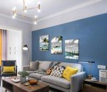 Mint Green Coastal Seascape Canvas Wall Art