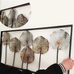 Framed Dandelion Metal Wall Art for Outdoor Decor