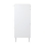 Tall White 5-Drawer Chest of Drawers