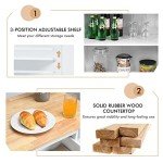 Rolling Kitchen Island Cart with Storage and Wheels