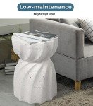 Vintage Terrazzo Round Side Table for Any Room