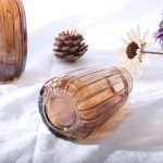 Glass Bud Vases Set of 3 for Home Decor
