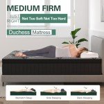Duchess King Hybrid Mattress with Memory Foam Support
