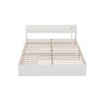 Artiss Pine Wood Double Bed Frame with Storage