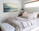 Vintage Coastal Beach Wall Art - Framed Canvas
