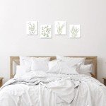 Botanical Eucalyptus Wall Art - Set of 4