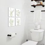 Botanical Eucalyptus Wall Art - Set of 4