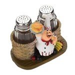 Chef Statue Salt and Pepper Shaker Set