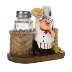 Chef Statue Salt and Pepper Shaker Set