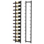 Stylish Wall Mounted Wine Rack - 2 Pack
