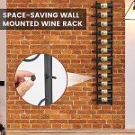 Stylish Wall Mounted Wine Rack - 2 Pack