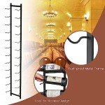 Stylish Wall Mounted Wine Rack - 2 Pack
