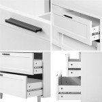 Stylish 6-Drawer Wooden Dresser for Any Room