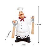 French Chef Figurine with Bottle Opener Decor