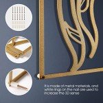 Gold Minimalist Metal Wall Art Set - 3 Pcs
