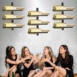 4-Piece Wall Mounted Wine Rack for 12 Bottles