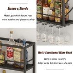 Woskar 2-Tier Wall Mounted Wine Rack