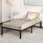 Levede 40cm Metal Bed Frame with Storage Space