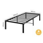 Levede 40cm Metal Bed Frame with Storage Space
