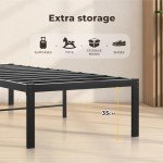 Levede 40cm Metal Bed Frame with Storage Space