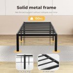 Levede 40cm Metal Bed Frame with Storage Space