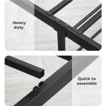 Levede 40cm Metal Bed Frame with Storage Space