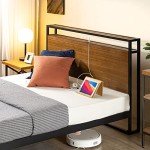 Zinus Ironline King Bed Frame with USB Hub