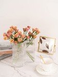 MOLIMAO Clear Glass Footprint Vase