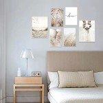 Boho Botanical Landscape Wall Art Set of 6