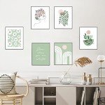 Sage Green Botanical Posters for Home Decor