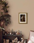 Vintage Gold Floral Wall Art for Home Decor