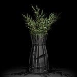 Elegant Glass Flower Vase for Rustic Home Decor