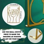 Gold Minimalist Wall Art Set of 4