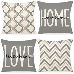 Rustic Farmhouse 18x18 Pillow Covers Set of 4