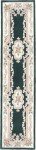 Emerald Aubusson Area Rug - 2' x 4