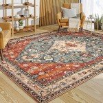 Boho Gradient Non-Slip Washable Area Rug