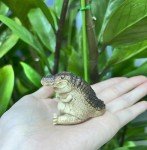 Crocodile Figurine - Unique Decor for Tea Lovers